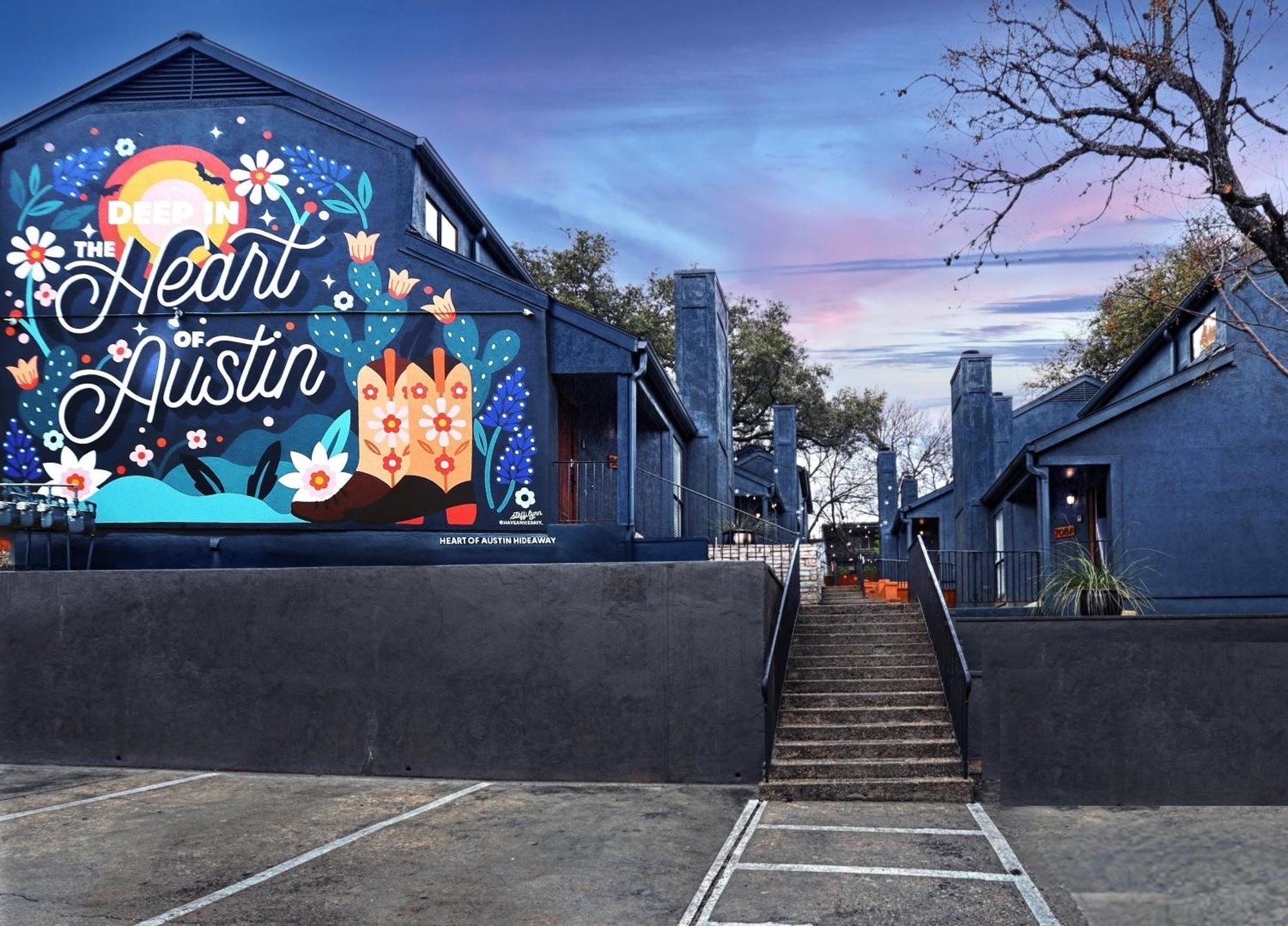 Heart Of Austin Hideaway Hotel Eksteriør billede